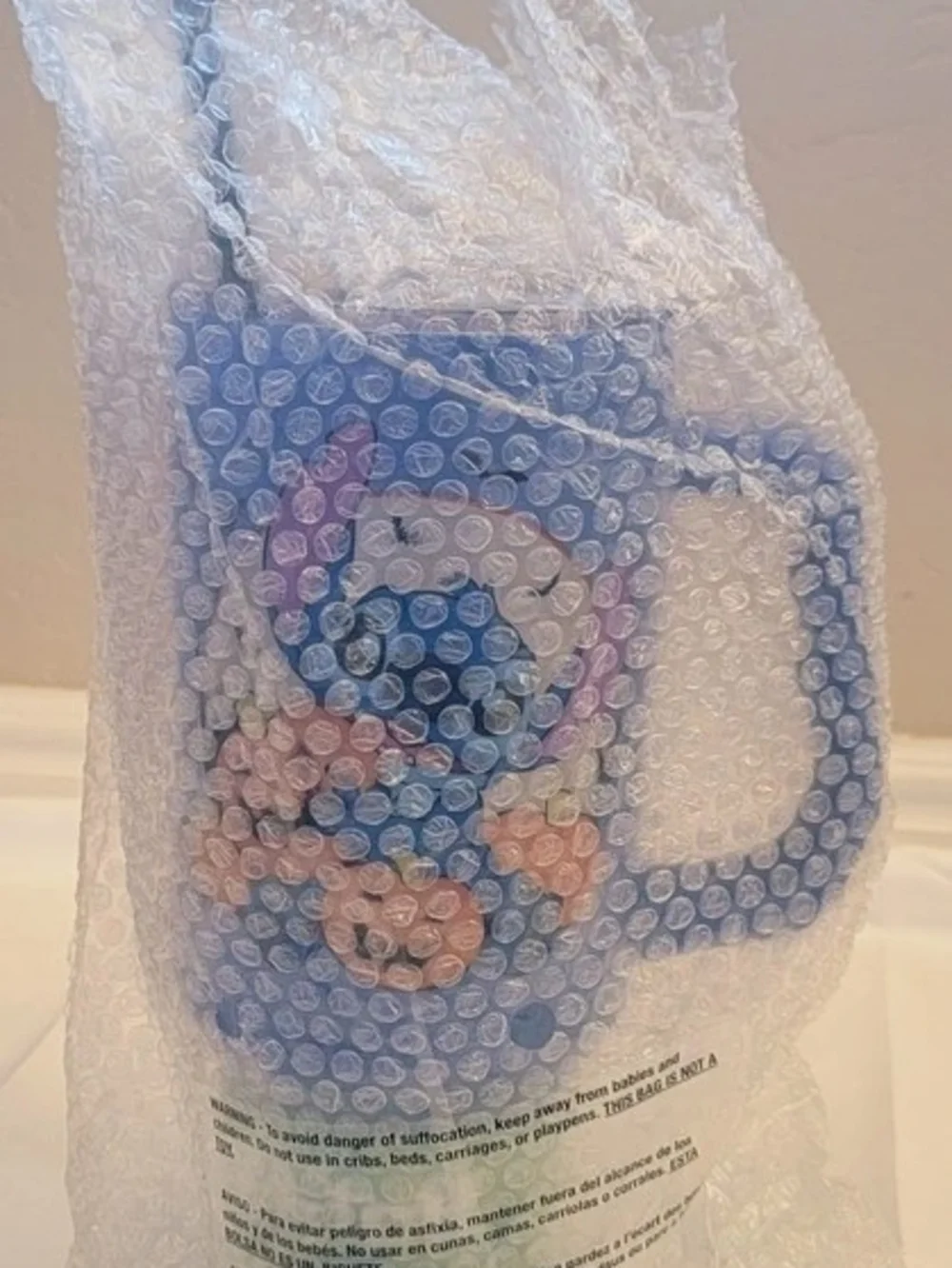 Disney Stitch Halloween Blue Stainless Steel Tumbler with Handle 40 oz